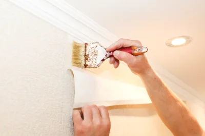 Pose de papier peint à Sainte-Eulalie-d'Ans — revêtements muraux et toiles de verre